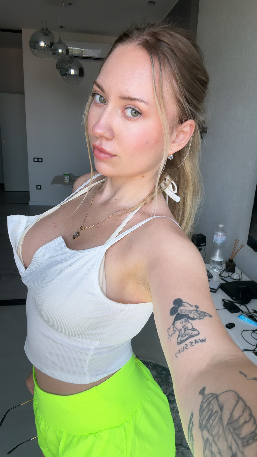 KateV in her underwear in Monterrey